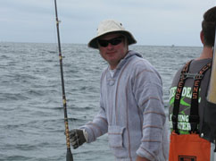 Jigging Striped Bass