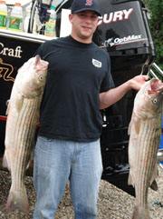Nice Pair of Striped Bass Keepers