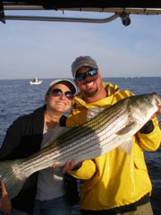 Striped Bass Catch with Captain Bobby Rice