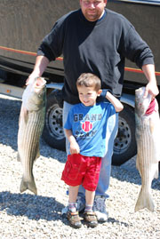 Great Striped Bass Trip for one of Reel Deal's Favorite Groups