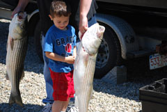 Great Striped Bass Trip for one of Reel Deal's Favorite Groups