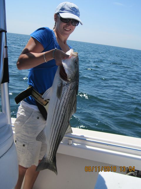 Limited Out on Afternoon Striper Trip! - August 11, 2010