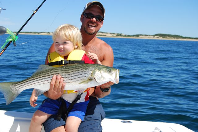 Excellent Labor Day Striped Bass Fishing! - September 6, 2010
