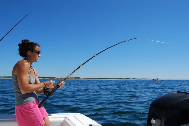 Excellent Labor Day Striped Bass Fishing! - September 6, 2010
