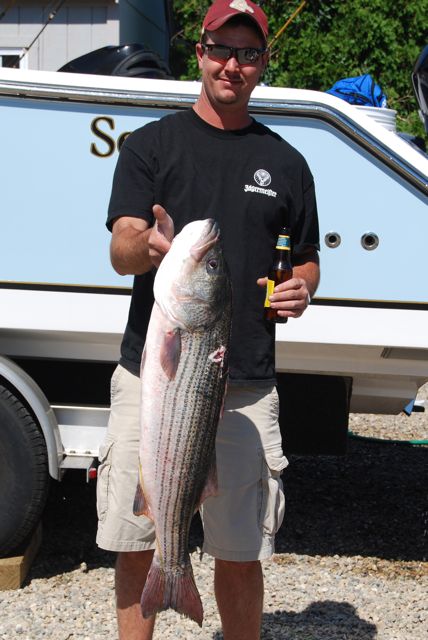 Light Tackle Striped Bass Fishing - June 11, 2010