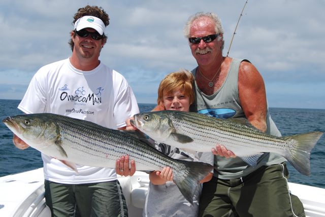 Truro Bass Fishing at It's Best - July 15, 2010