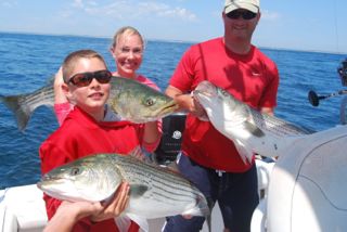 Big Bass on Family Fishing Charter - July 2, 2012