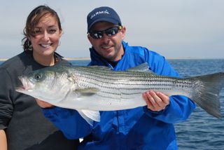 Memorial Day Striped Bass Fishing - May 28, 2012