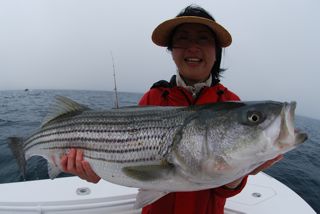 Tight Lines on Cape Cod Fishing Charter - May 25, 2012