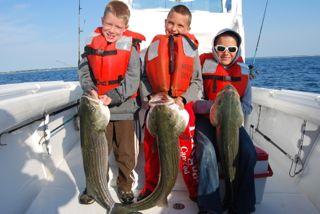 Kids Rock the Striped Bass Bite! - July 13, 2012