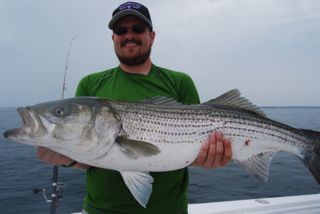 Big Bass on Combination Fishing Charter - July 7, 2012