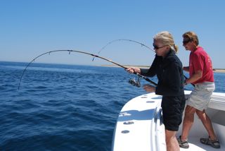 Light Tackle Striped Bass Fishing - May 31, 2012