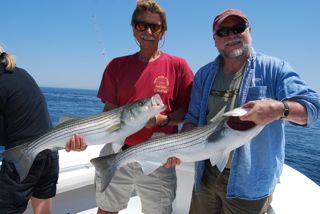 Light Tackle Striped Bass Fishing - May 31, 2012