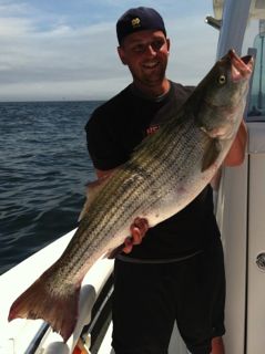 Great Full-Day Striped Bass Fishing Trip - July 23, 2013