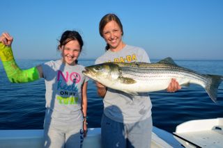 Reel Deal Striped Bass Fishing - August 21, 2013