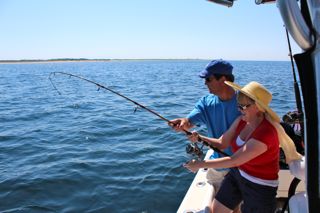 High Action Blue Fishing Fun - August 26, 2014