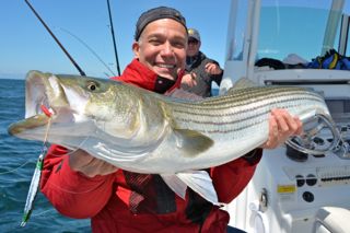 Phenomenal Cape Cod Striper Action - May 31, 2014