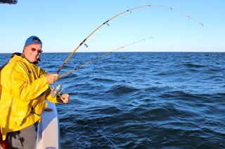 Cape Cod Sunrise Fishing - September 12, 2014