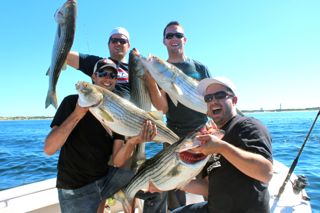 Light Tackle Striped Bassin! - June 24, 2014