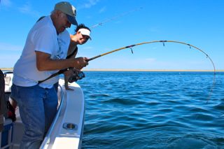 Jigging Up Big Bass on the Daddy Mac - June 21, 2014