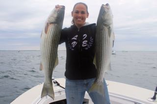 Cape Cod Striper Fishing - Mid July 2015