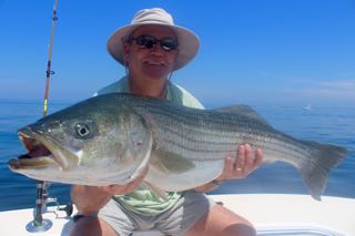 Cape Cod Striper Fishing - Mid July 2015