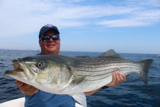 Cape Cod Striper Fishing - Mid July 2015