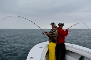 Catch and Release Striped Bass Fishing! - June 15, 2015