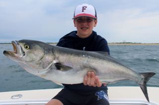 Cape Cod Bass and Blues Fishing - Late July 2015