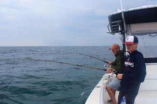 Cape Cod Bass and Blues Fishing - Late July 2015