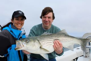 Fishing Daddy Mac and Gibbs Lures off Cape Cod - Early June 2016
